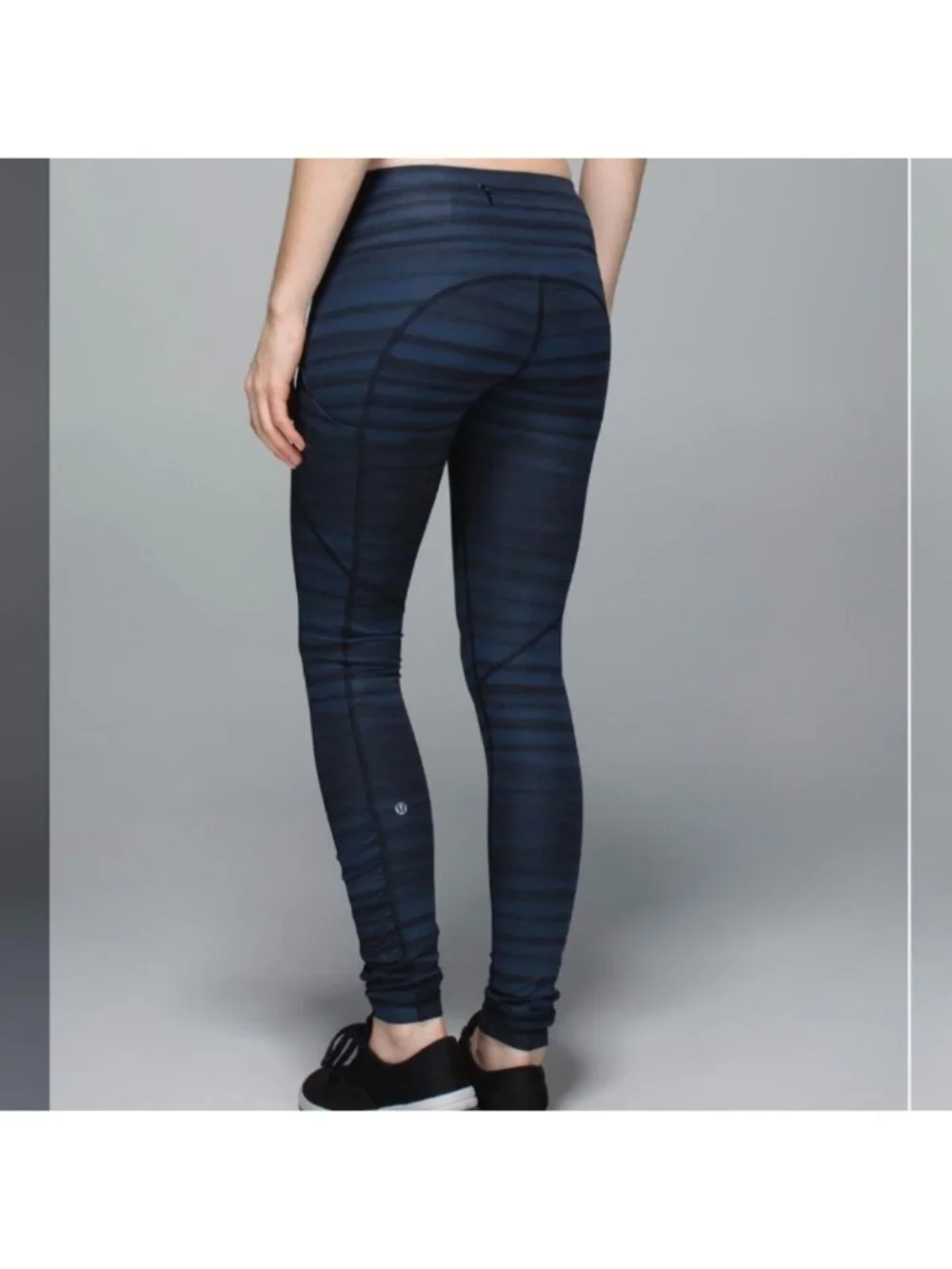 Lululemon Speed Tight III *All Full-On Luxtreme Good Vibes Deep Navy Black
